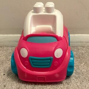 Pink & Teal Ride-On Toy Car for Kids